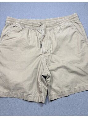 Patagonia All Wear Hemp Volley Shorts Mens Large Khaki Gorpcore Mojave Outdoors